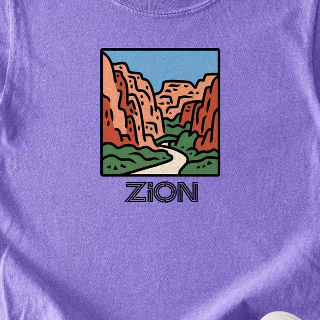 Zion National Park Kids Cotton T-Shirt