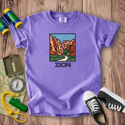 Zion National Park Kids Cotton T-Shirt