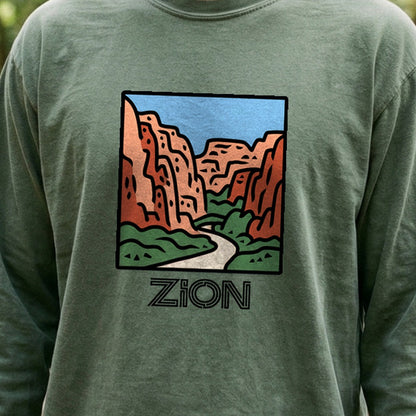 Zion National Park Cotton Long Sleeve