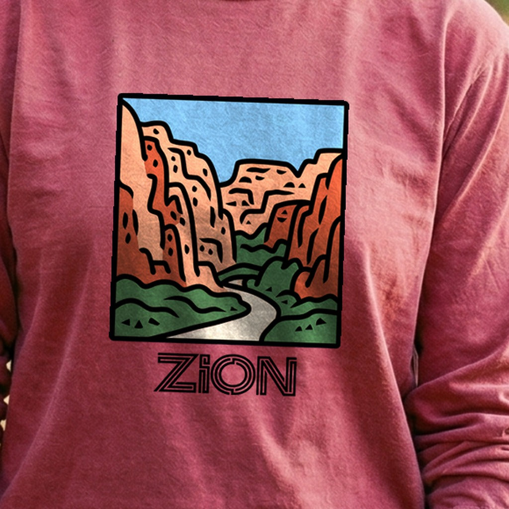 Zion National Park Cotton Long Sleeve
