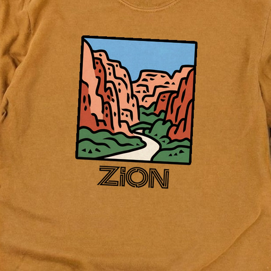 Zion National Park Cotton Long Sleeve