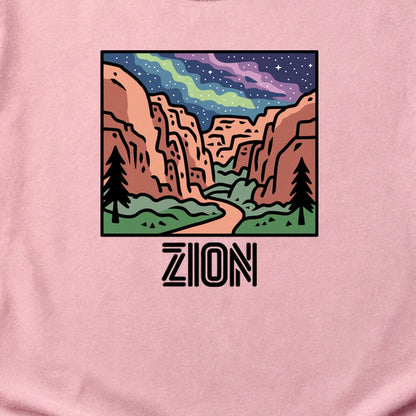 Zion at Night Cotton T-Shirt