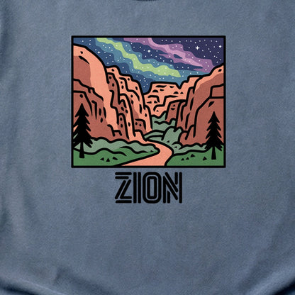 Zion at Night Cotton T-Shirt