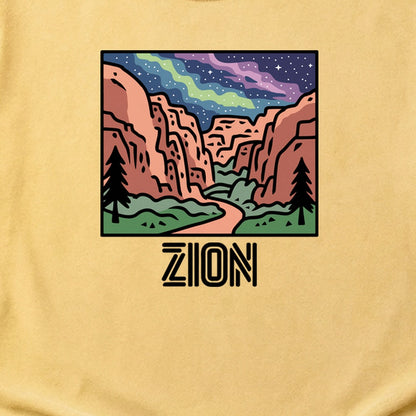 Zion at Night Cotton T-Shirt