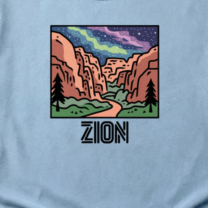 Zion at Night Cotton T-Shirt
