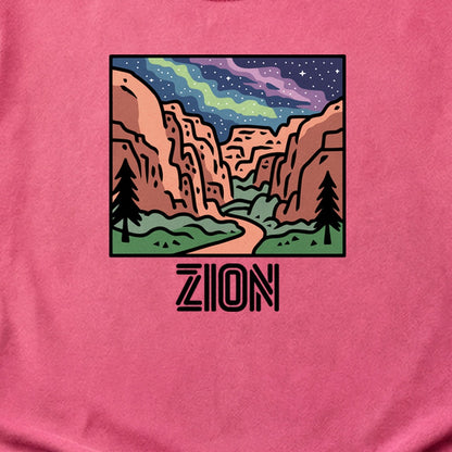 Zion at Night Cotton T-Shirt