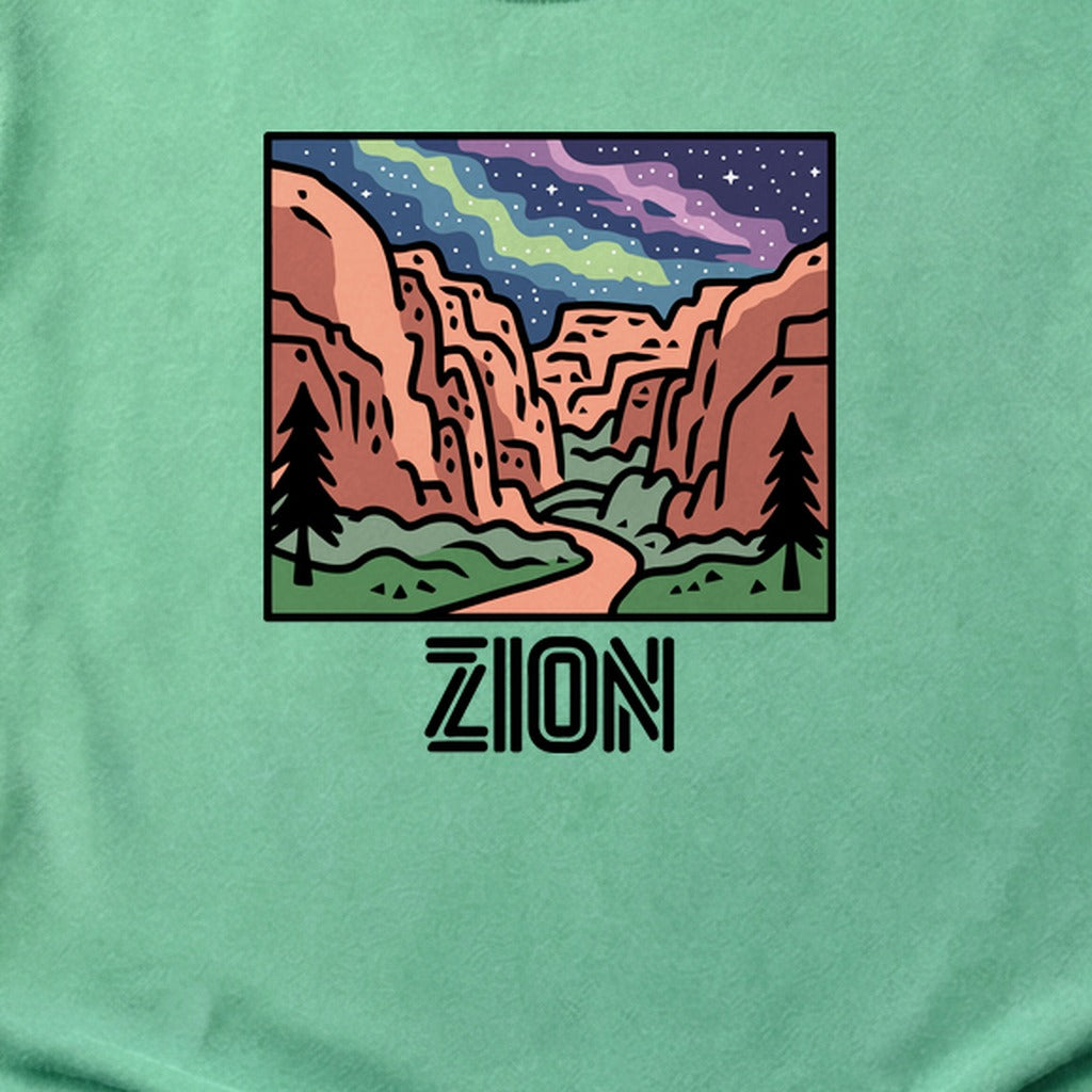 Zion at Night Cotton T-Shirt