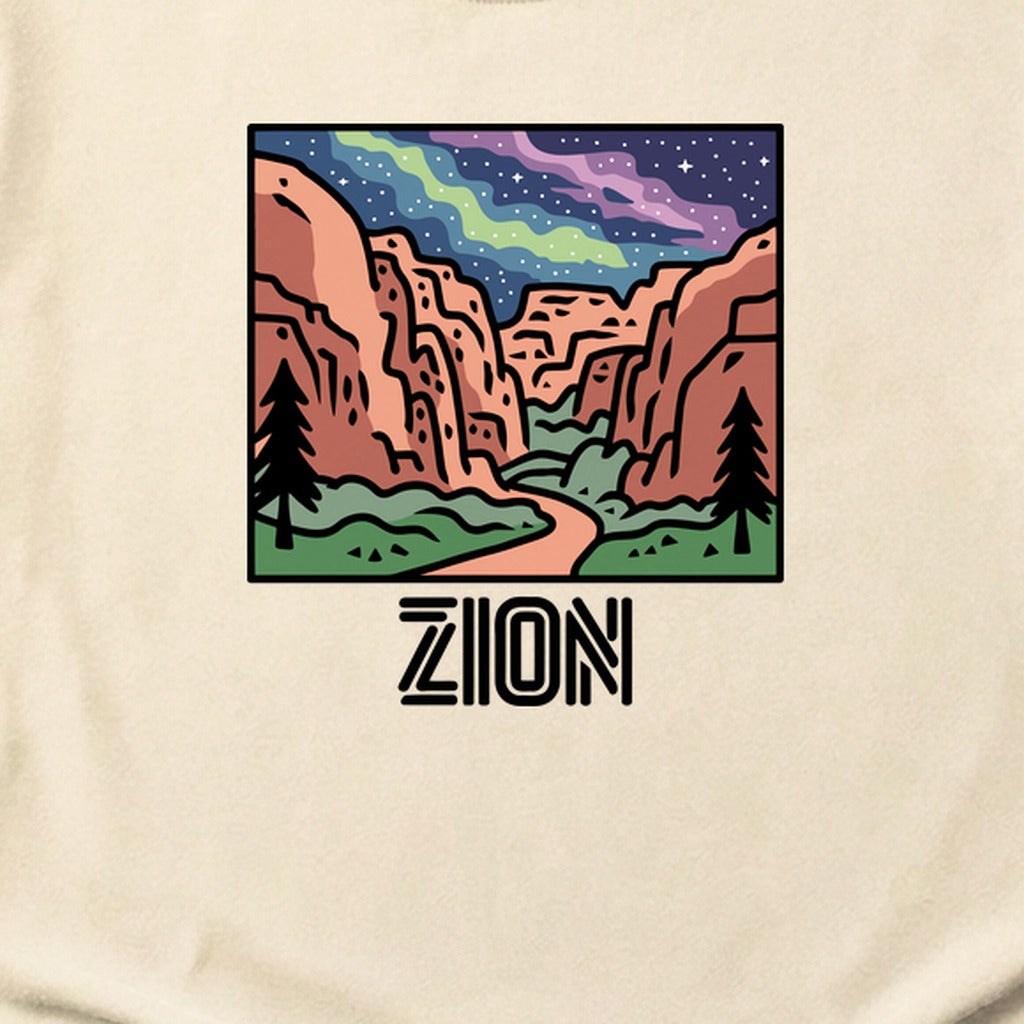 Zion at Night Cotton T-Shirt