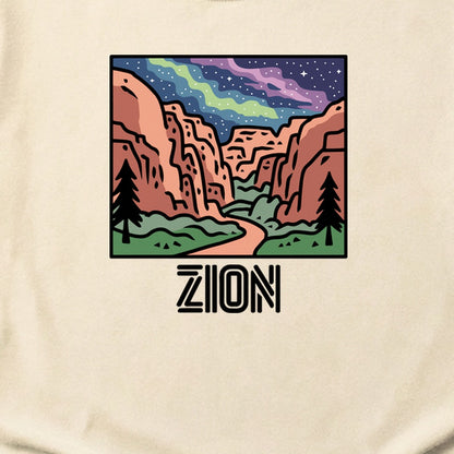 Zion at Night Cotton T-Shirt