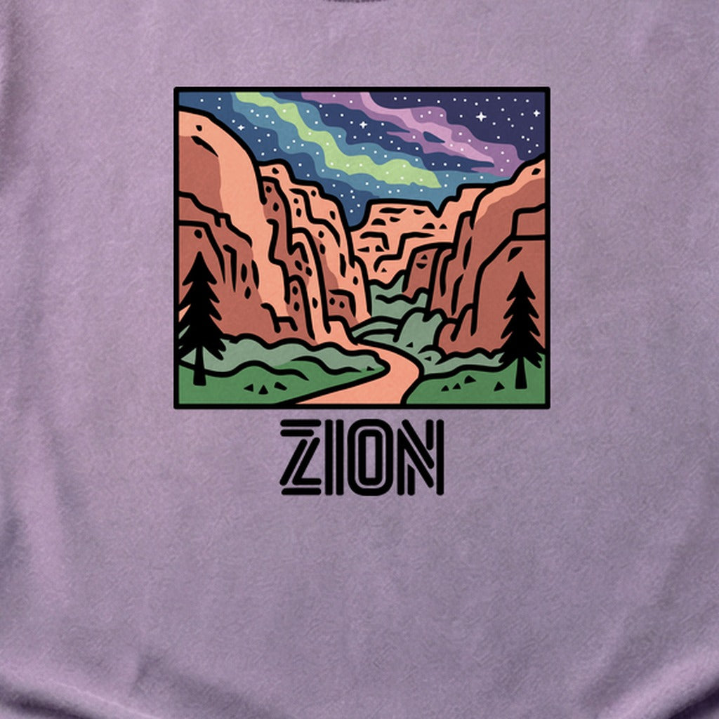 Zion at Night Cotton T-Shirt