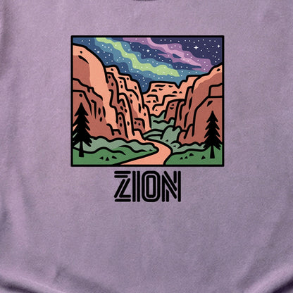Zion at Night Cotton T-Shirt