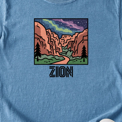 Zion at Night Kids Cotton T-Shirt