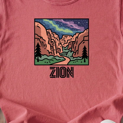 Zion at Night Kids Cotton T-Shirt