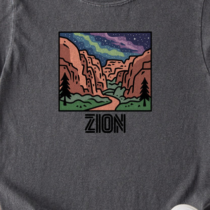 Zion at Night Kids Cotton T-Shirt