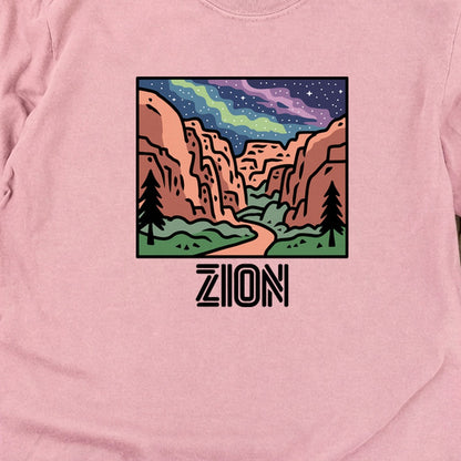Zion at Night Cotton Long Sleeve