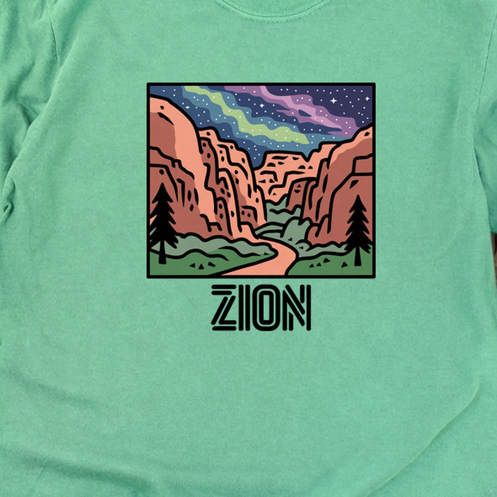 Zion at Night Cotton Long Sleeve