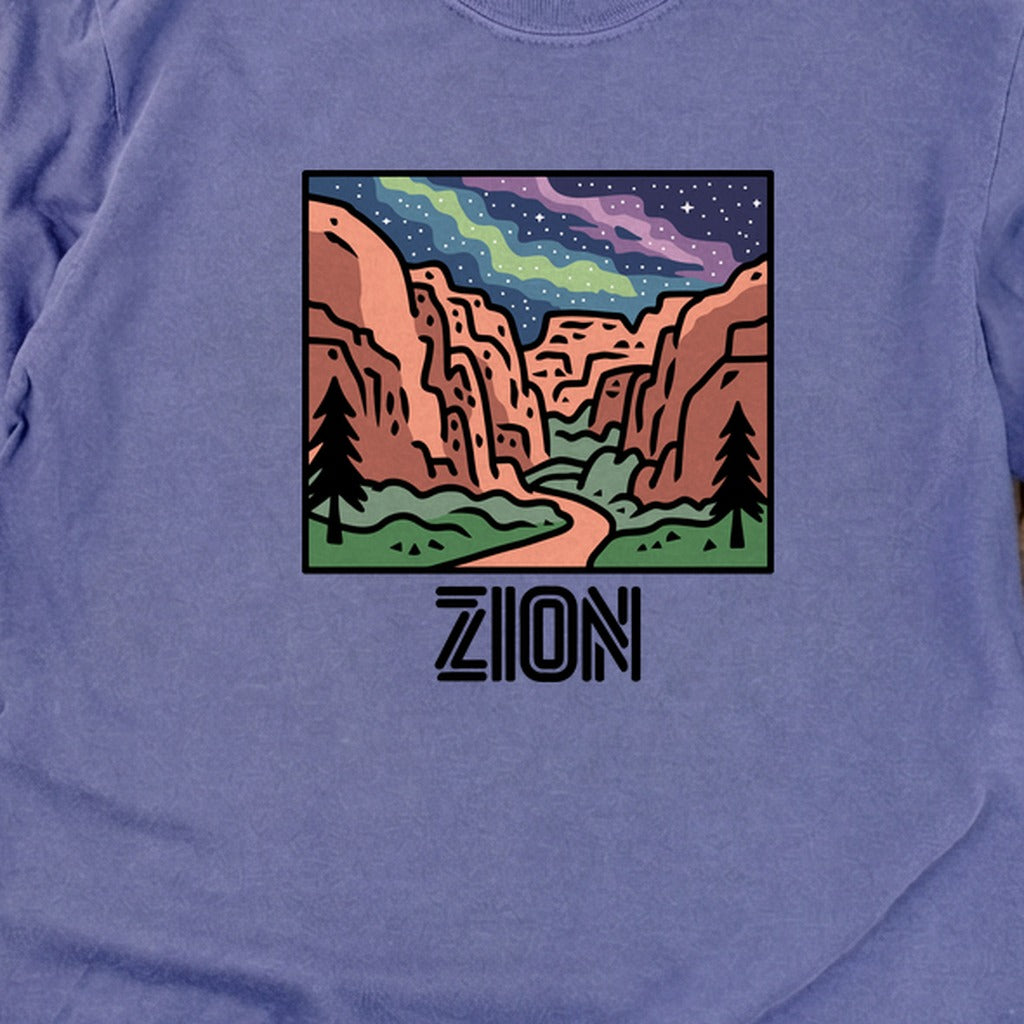Zion at Night Cotton Long Sleeve