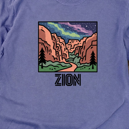 Zion at Night Cotton Long Sleeve