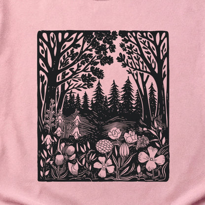 Forest Bloom Cotton T-Shirt