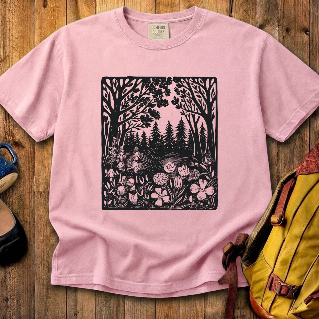 Forest Bloom Cotton T-Shirt