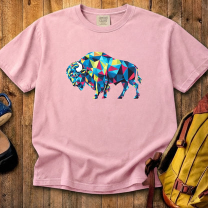 Buffalo Mosaic Cotton T-Shirt