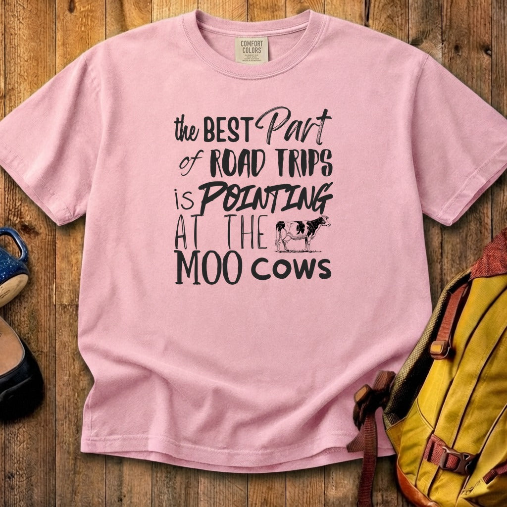 Moo Cows Road Trip Cotton T-Shirt