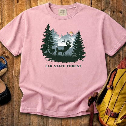 Elk State Forest Cotton T-Shirt