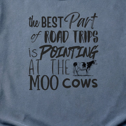 Moo Cows Road Trip Cotton T-Shirt