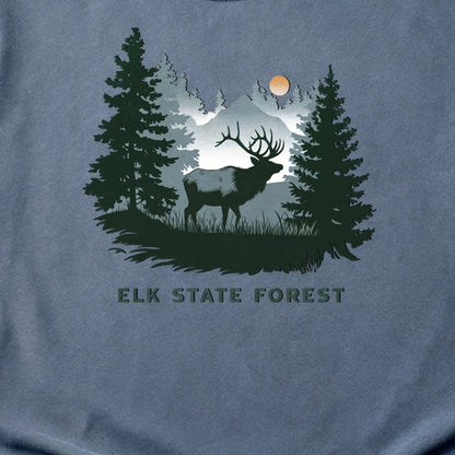 Elk State Forest Cotton T-Shirt