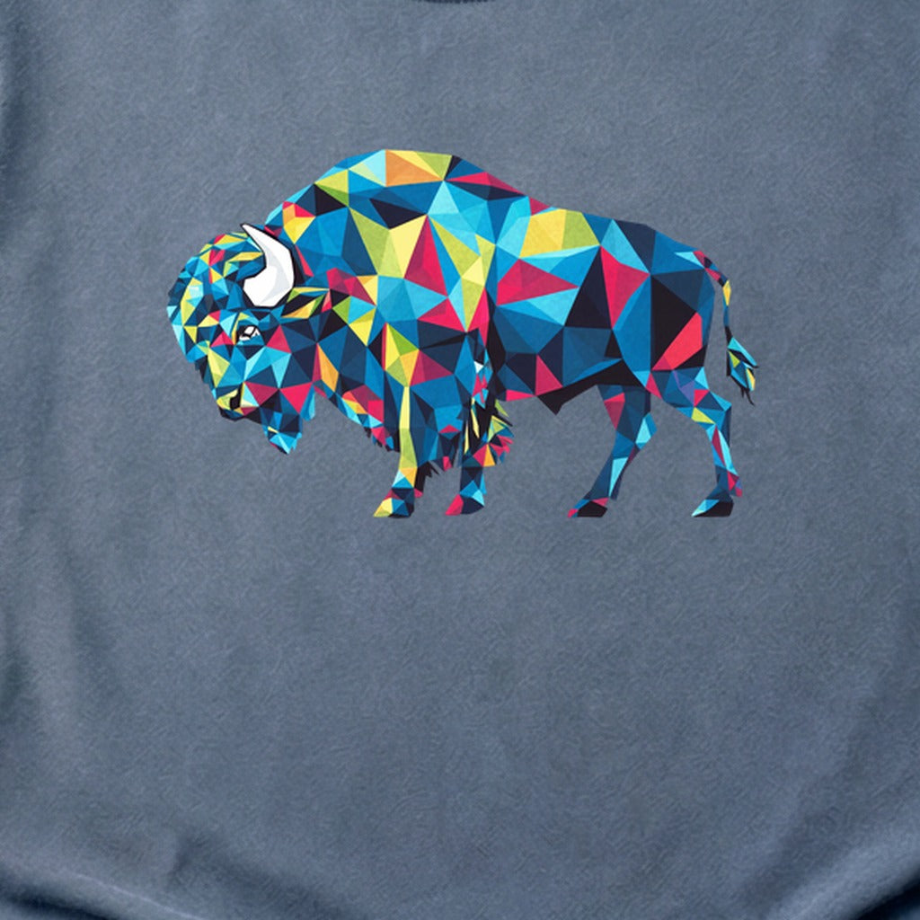 Buffalo Mosaic Cotton T-Shirt