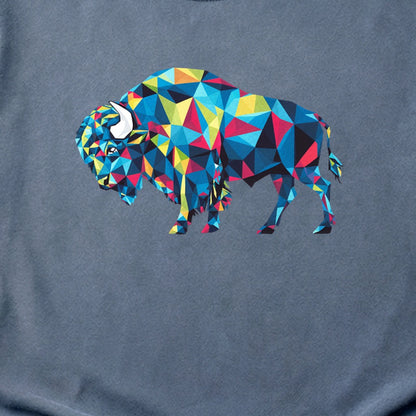 Buffalo Mosaic Cotton T-Shirt