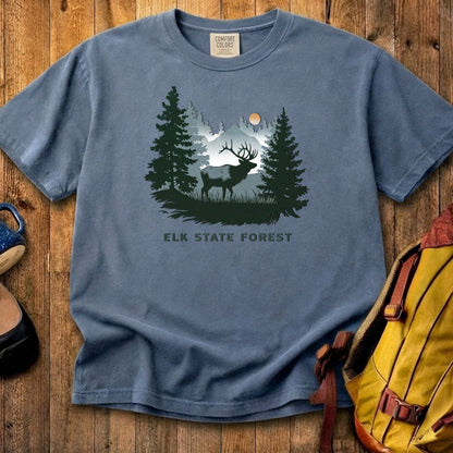 Elk State Forest Cotton T-Shirt