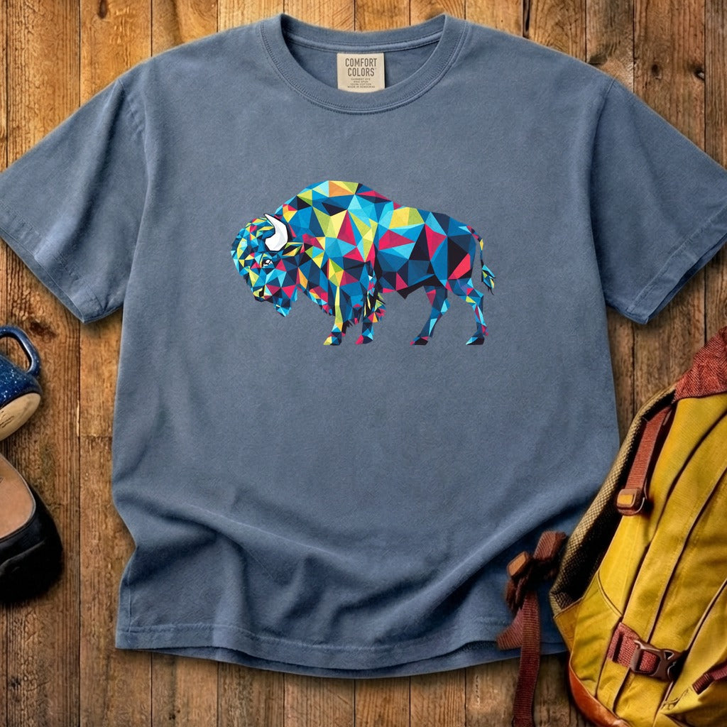Buffalo Mosaic Cotton T-Shirt