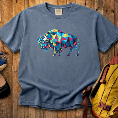 Buffalo Mosaic Cotton T-Shirt