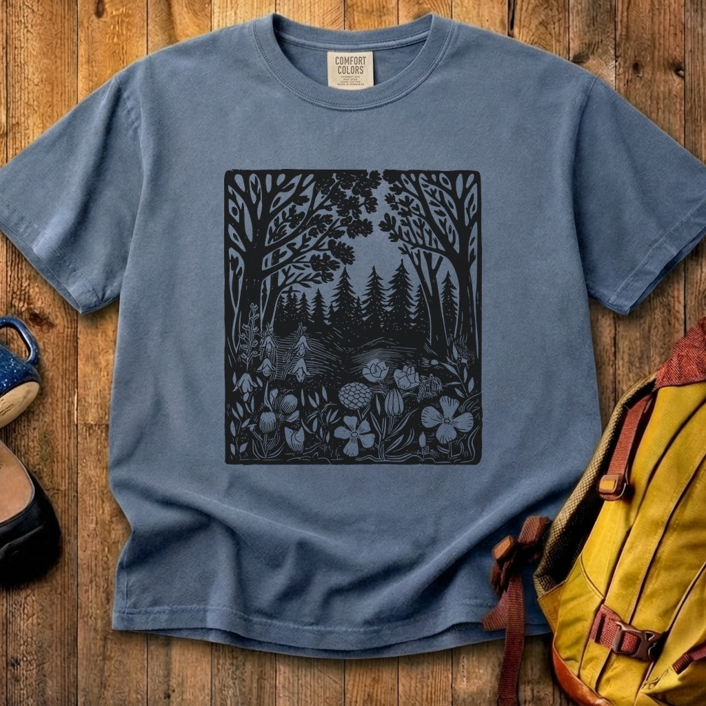 Forest Bloom Cotton T-Shirt