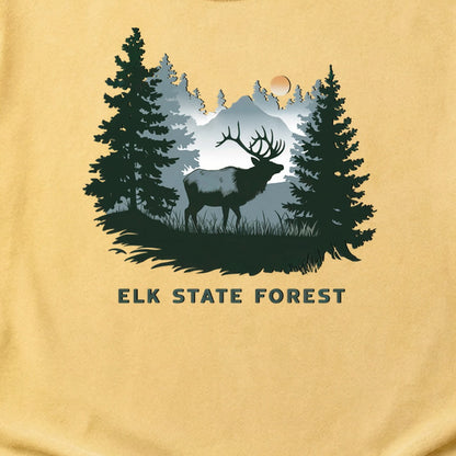 Elk State Forest Cotton T-Shirt