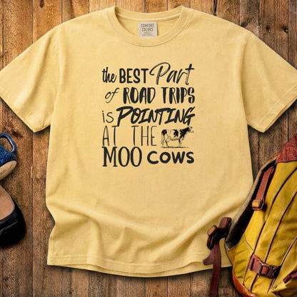 Moo Cows Road Trip Cotton T-Shirt