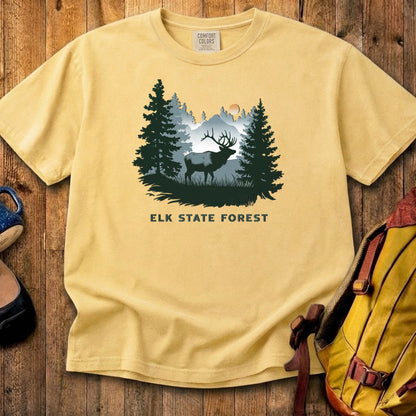 Elk State Forest Cotton T-Shirt