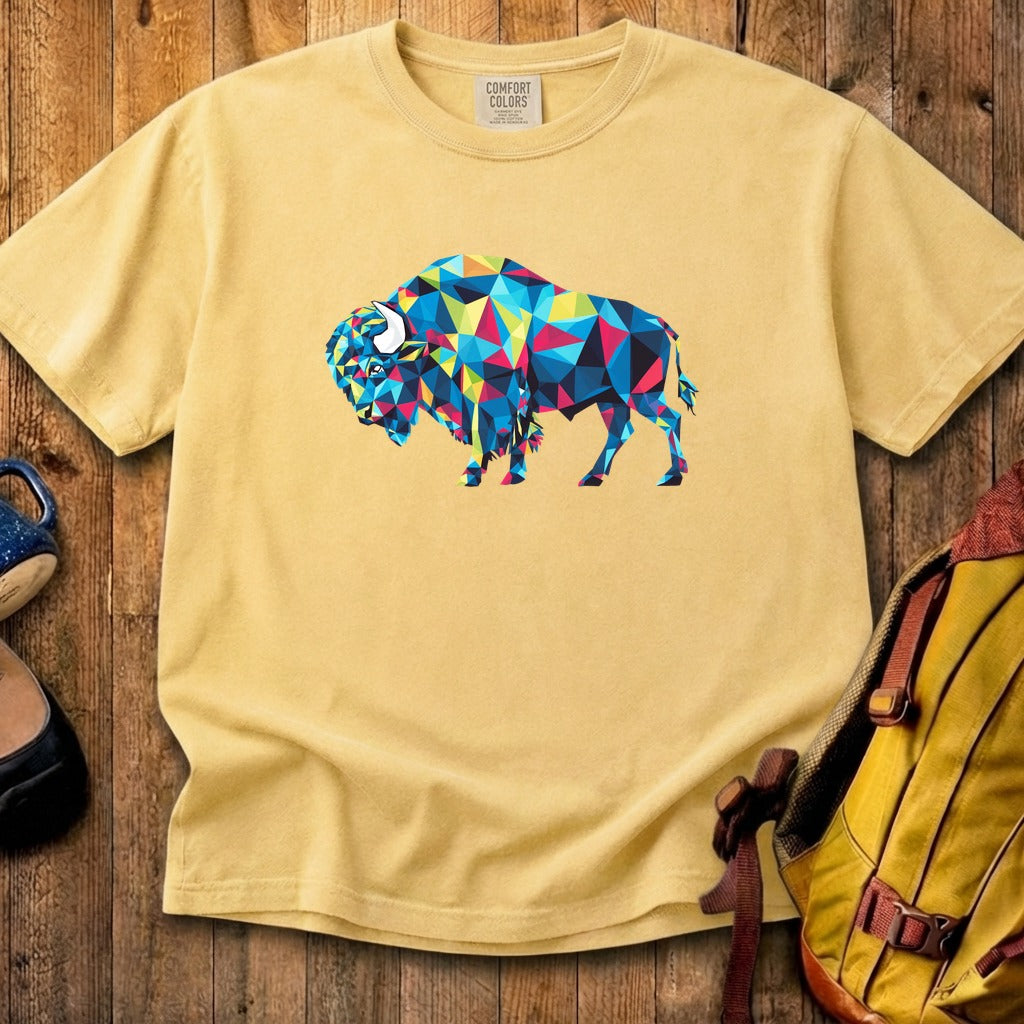 Buffalo Mosaic Cotton T-Shirt