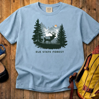 Elk State Forest Cotton T-Shirt