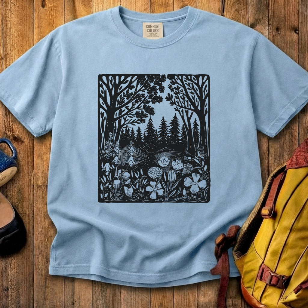 Forest Bloom Cotton T-Shirt