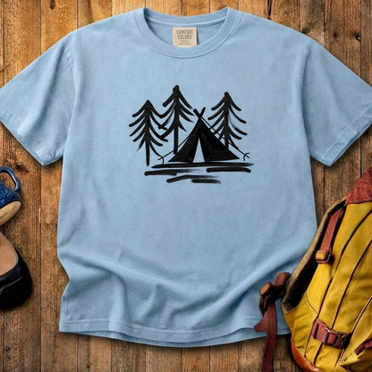 Painted Camp Cotton T-Shirt