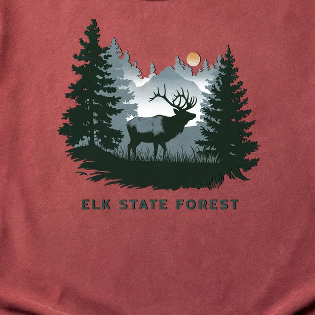 Elk State Forest Cotton T-Shirt
