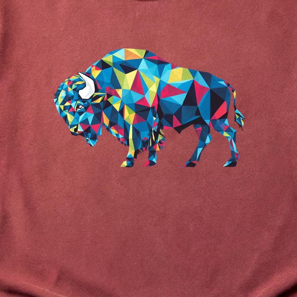 Buffalo Mosaic Cotton T-Shirt