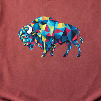 Buffalo Mosaic Cotton T-Shirt