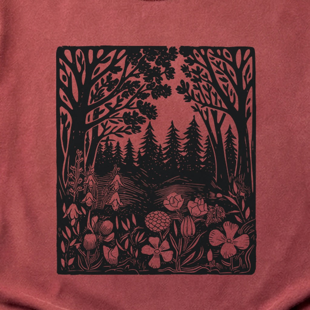 Forest Bloom Cotton T-Shirt