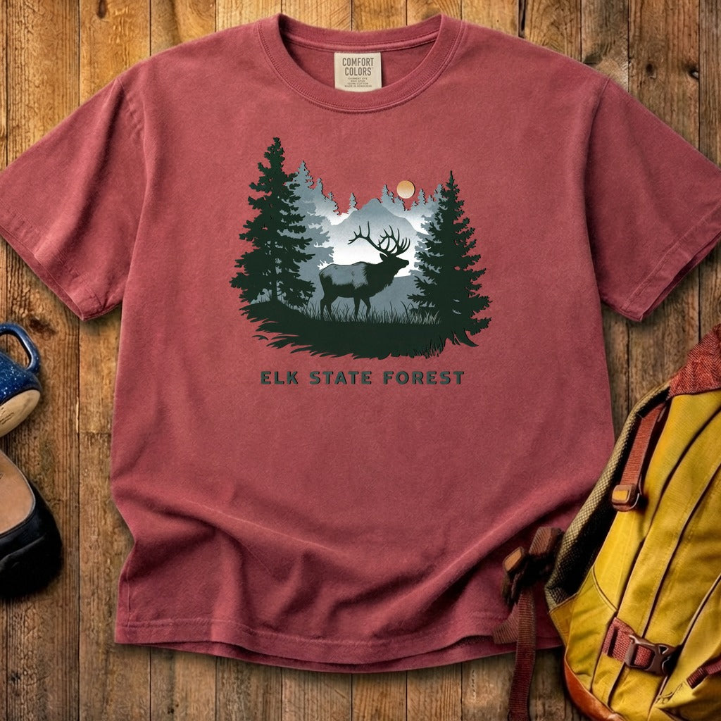Elk State Forest Cotton T-Shirt