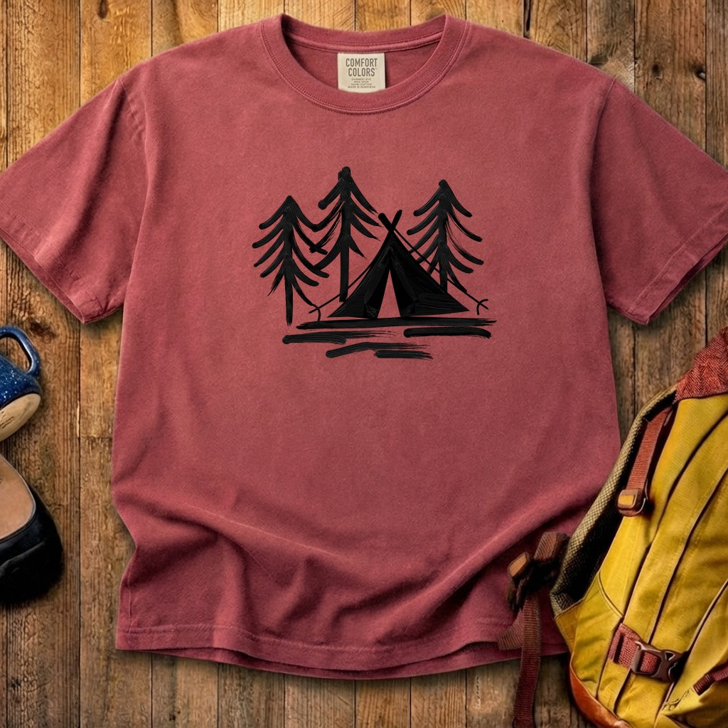 Painted Camp Cotton T-Shirt