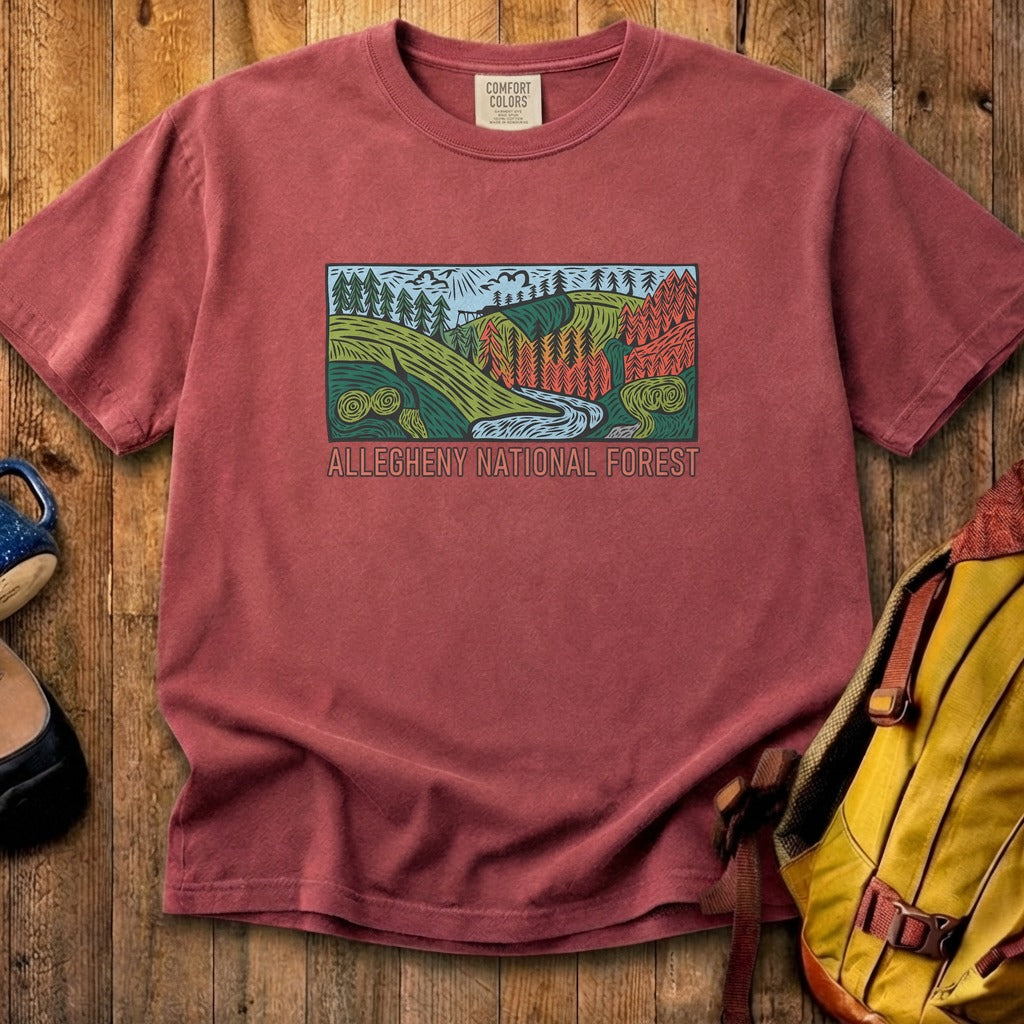 Allegheny National Forest Cotton T-Shirt