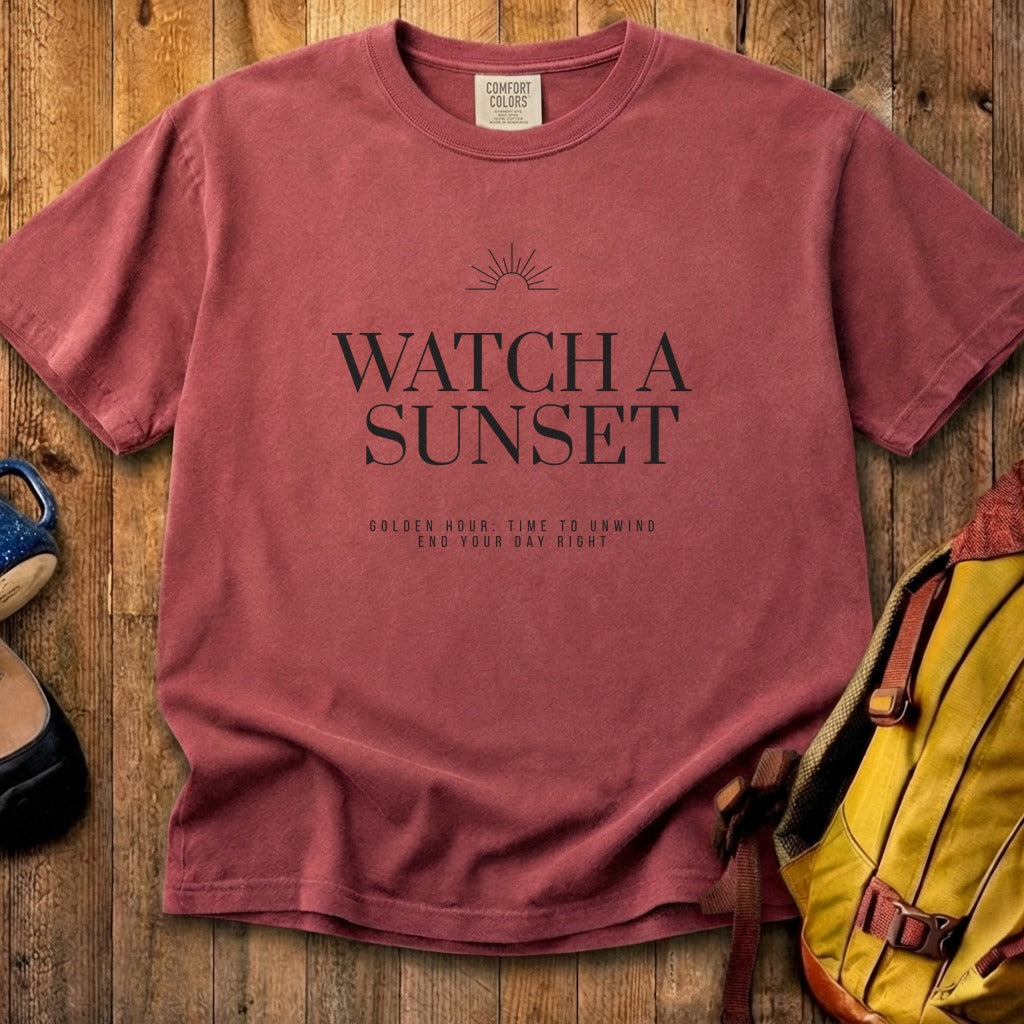 End Your Day Right Cotton T-Shirt